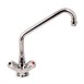 Grifo mezclador de uso intensivo de 19mm con pomos giratorios y caño