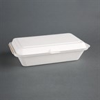 Envase compostable abatible de bagazo Fiesta Green de 248mm 
