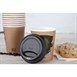 Tapas compostables Fiesta Green para bebidas calientes 225ml 