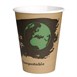 Vaso compostable de una sola pared para bebidas calientes 340ml Fiesta Green