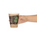 Vaso compostable de una sola pared para bebidas calientes 340ml Fiesta Green