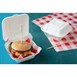Envase compostable de bagazo para hamburguesa Fiesta Green 149mm