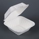 Envase compostable de bagazo para hamburguesa Fiesta Green 149mm