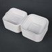 Envase compostable de bagazo para hamburguesa Fiesta Green 149mm