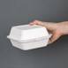Envase compostable de bagazo para hamburguesa Fiesta Green 153mm