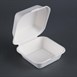 Envase compostable de bagazo para hamburguesa Fiesta Green 153mm