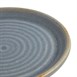 Plato redondo borde pequeño azul granito Olympia Canvas de 180mm