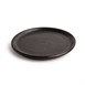 Plato redondo negro borde pequeño Delhi Olympia Canvas 180mm   