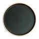 Plato redondo llano verde oscuro Olympia Canvas 250mm    