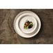 Plato redondo llano blanco Murano Olympia Canvas 180mm