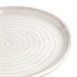 Plato redondo blanco Murano borde pequeño Olympia Canvas 180mm