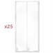 Pack etiquetas reutilizables en blanco para botellas Puracycle