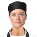 2 gorros chef poli/algodón negros talla única Nisbets Essentials
