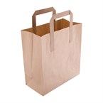 Bolsa pequeña de papel reciclado marrón Fiesta Green (Caja 250) 