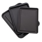Pack 3 bandejas de horneado antiadherentes Nisbets Essentials