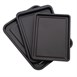 Pack 3 bandejas de horneado antiadherentes Nisbets Essentials