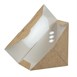 Caja compostable para sándwich papel kraft Vegware (Caja 500) 