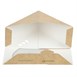 Caja compostable para sándwich papel kraft Vegware (Caja 500) 