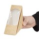 Caja compostable para sándwich papel kraft Vegware (Caja 500) 