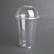 Tapa abovedada compostable PLA Fiesta Green para vasos bebidas frías de 340, 454 y 568ml 