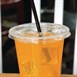 Tapa plana compostable de PLA para vasos bebidas frías de 340, 454 y 568ml Fiesta Green 