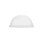 Tapa abovedada compostable para vasos de bebidas frías Vegware 340ml/455ml 