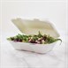 Envase compostable abatible de bagazo para comida Vegware 228mm