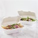 Envase compostable abatible de bagazo para comida Vegware 228mm