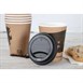 Tapa compostable para vasos bebidas calientes Fiesta Green 340ml (Caja 50) 