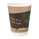 Vaso compostable bebidas calientes doble pared Fiesta Green 355ml (Caja 500) 