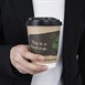 Vaso compostable bebidas calientes doble pared Fiesta Green 355ml (Caja 500) 