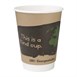 Vaso compostable bebidas calientes doble pared Fiesta Green 355ml (Caja 500) 
