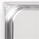 Cubeta de acero inoxidable uso intensivo Vogue Gastronorm 1/1 65mm