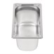 Cubeta de acero inoxidable uso intensivo  Vogue Gastronorm 1/4 150mm