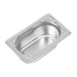Cubeta de acero inoxidable uso intensivo  Vogue Gastronorm 1/9 65mm