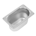 Cubeta de acero inoxidable uso intensivo  Vogue Gastronorm 1/9 100mm