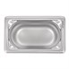 Cubeta de acero inoxidable uso intensivo  Vogue Gastronorm 1/9 100mm