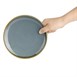 Plato redondo Olympia Kiln Coupe azul 178mm (Caja 6)