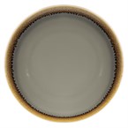 Plato redondo Olympia Kiln Coupe gris humo 178mm (Caja 6)