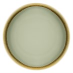 Plato redondo Olympia Kiln Coupe verde musgo 178mm (Caja 6)