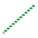 Canutillo de papel compostable rayas verdes para smoothies Fiesta Green (Caja 250)