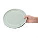 Plato redondo llano verde 220mm Olympia Cavolo (Caja 6)