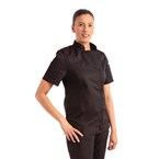 Chaqueta señora negra con cremallera Chef Works Springfield 