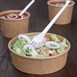 Ensaladera compostable redonda kraft Fiesta Green 1000ml (Caja 300)