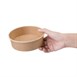 Ensaladera compostable redonda kraft Fiesta Green 1000ml (Caja 300)