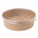 Ensaladera compostable redonda kraft Fiesta Green 1000ml (Caja 300)