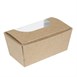 Caja compostable pequeña para pasteles Colpac papel kraft con ventanilla (Caja 500)