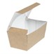 Caja compostable pequeña para pasteles Colpac papel kraft con ventanilla (Caja 500)
