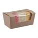 Caja compostable pequeña para pasteles Colpac papel kraft con ventanilla (Caja 500)