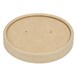 Tapa para vaso bebidas calientes reciclable Colpac papel kraft apta para microondas 225ml y 350ml